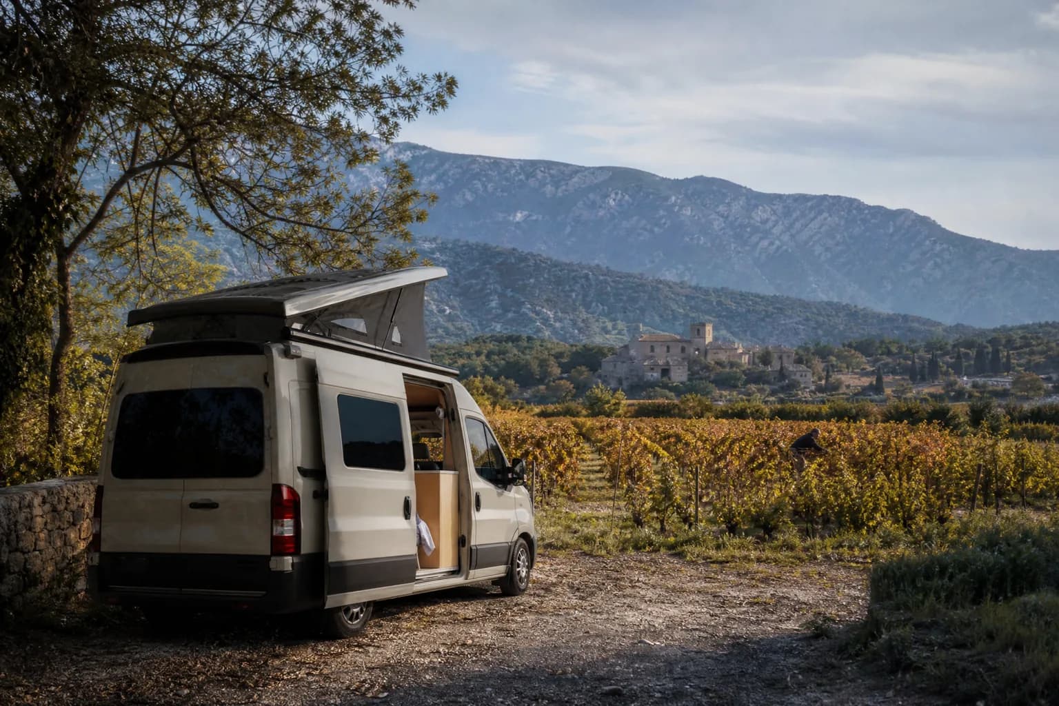 Ventoux et Dentelles de Montmirail en van aménagé au départ de marseille